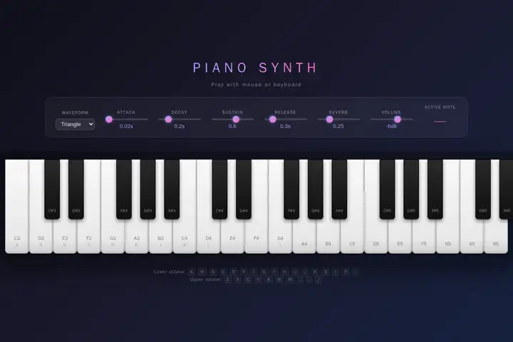 Piano synth