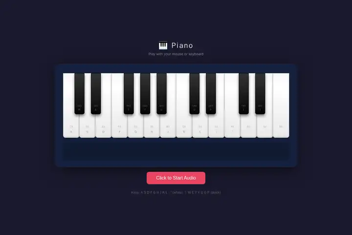 Piano synth