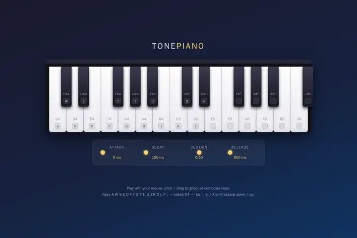 Piano synth