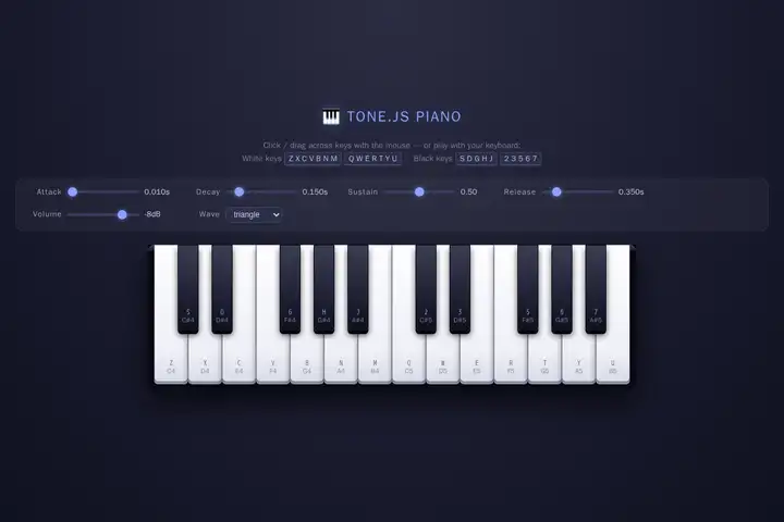 Piano synth