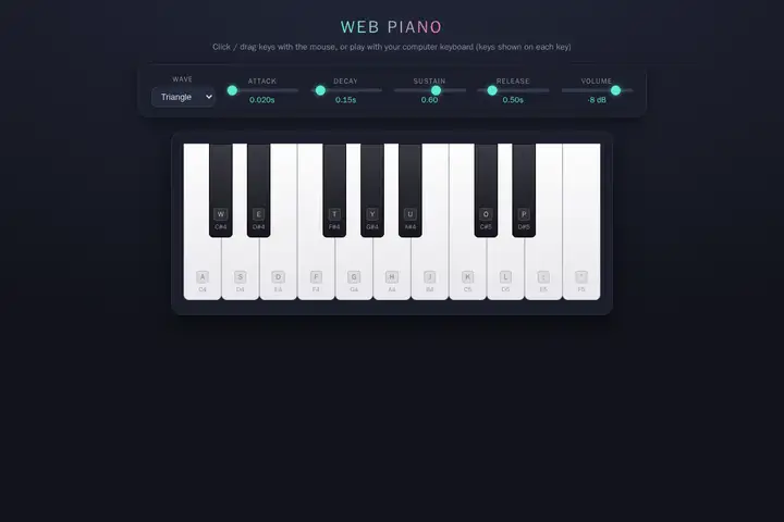 Piano synth