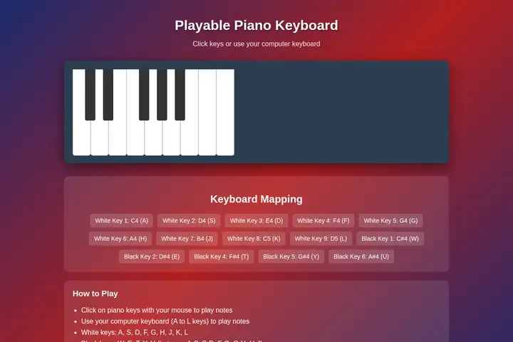 Piano synth