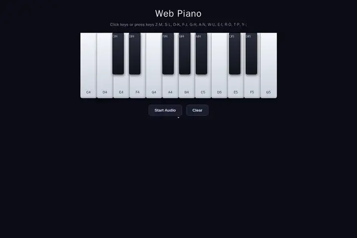 Piano synth