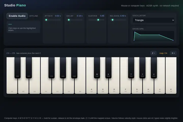 Piano synth