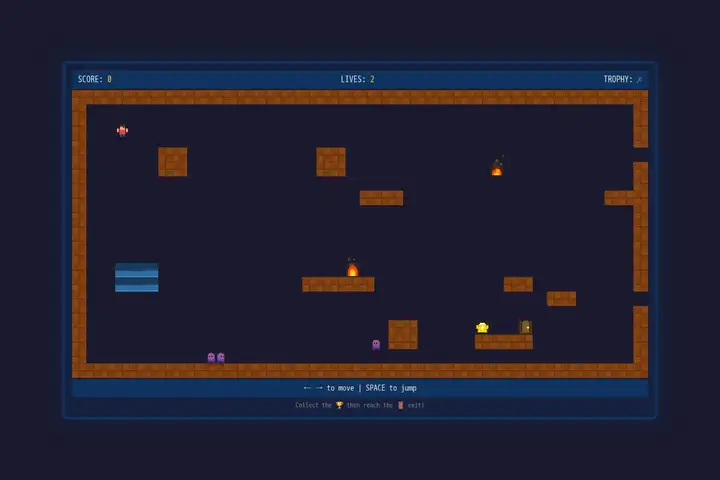 Dangerous Dave platformer