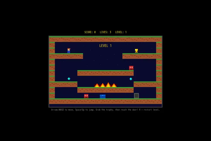 Dangerous Dave platformer