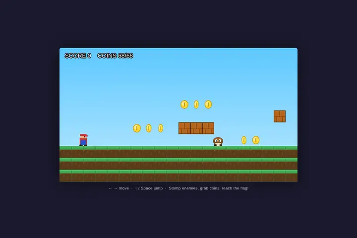 Mario-style platformer