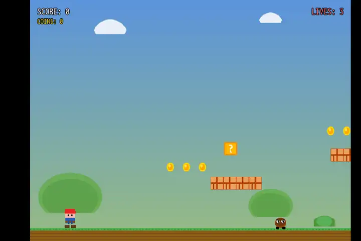 deepseek-v4-pro — Mario-style platformer