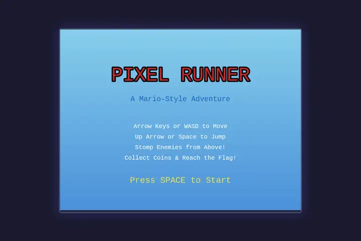 minimax-m2.7 — Mario-style platformer