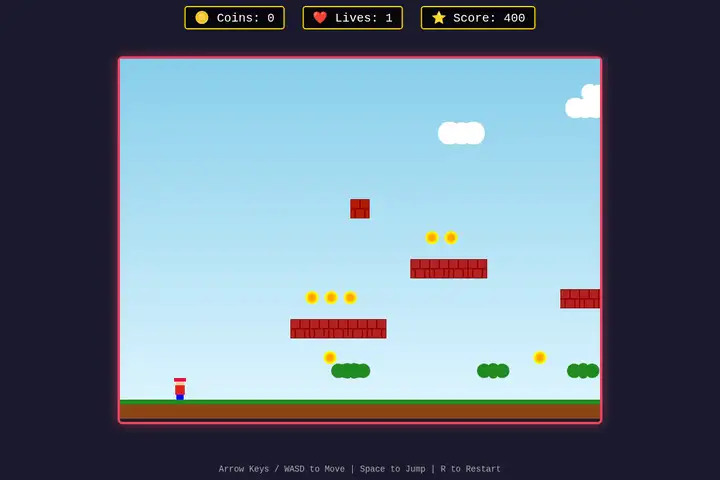 Mario-style platformer