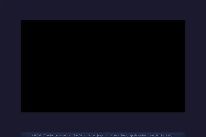 Mario-style platformer