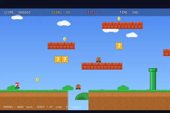 Mario-style platformer