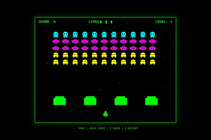 minimax-m2.7 — Space Invaders