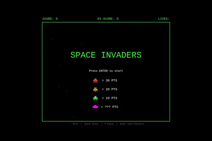 qwen3.7-plus — Space Invaders