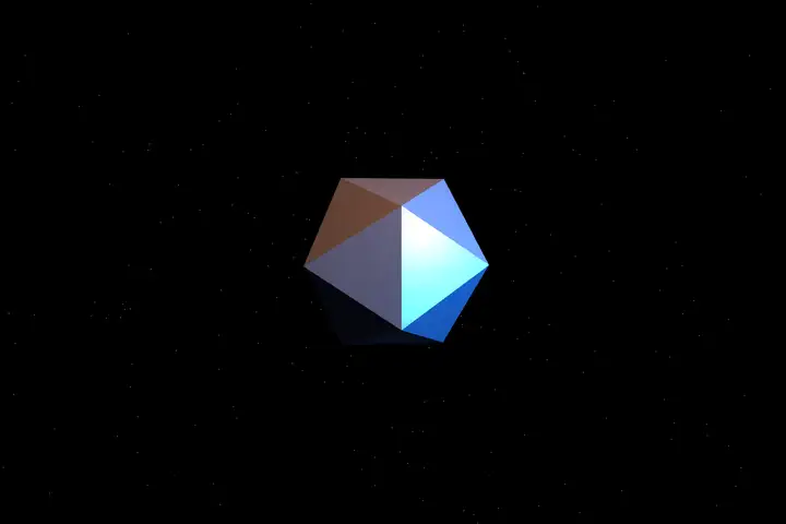 minimax-m2.7 — Rotating icosahedron