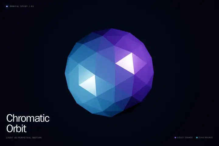 Rotating icosahedron