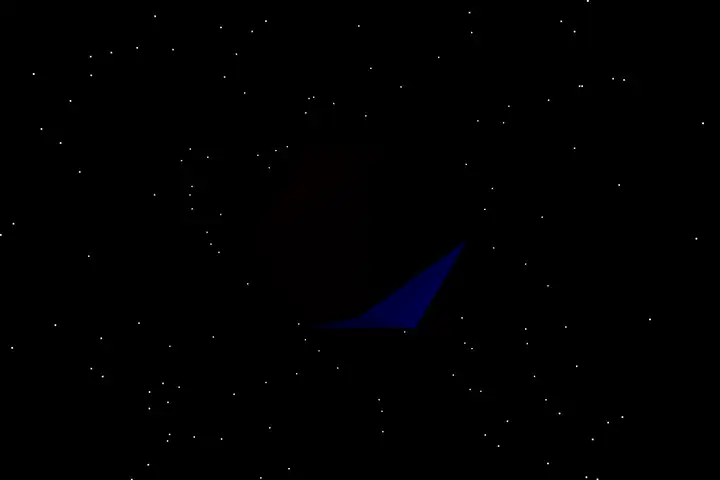 Rotating icosahedron