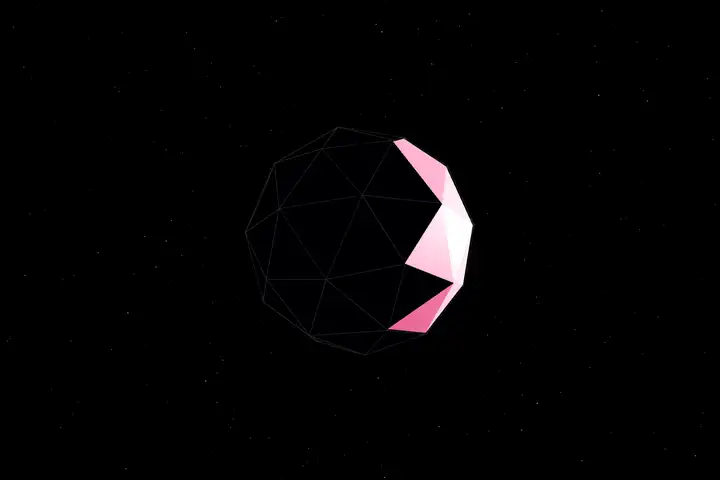 Rotating icosahedron