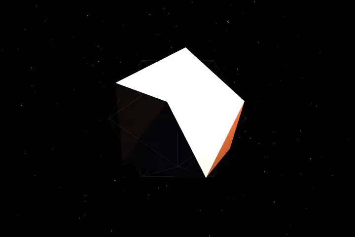 Rotating icosahedron
