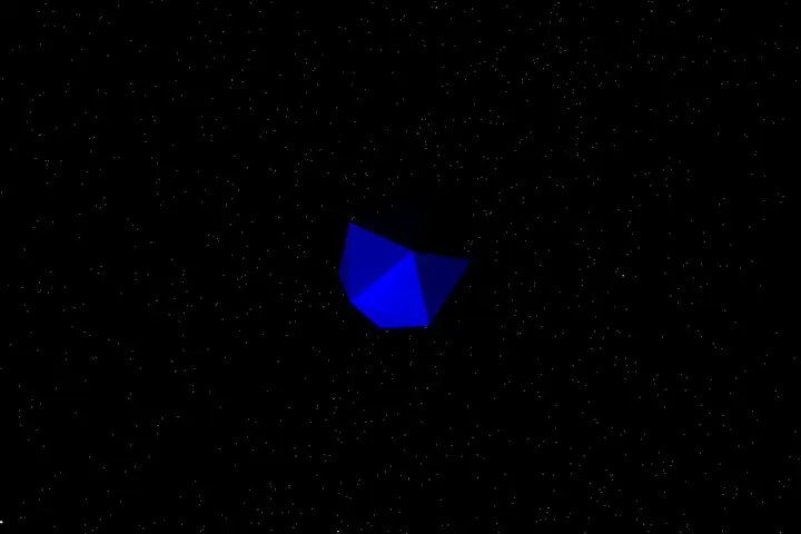 Rotating icosahedron