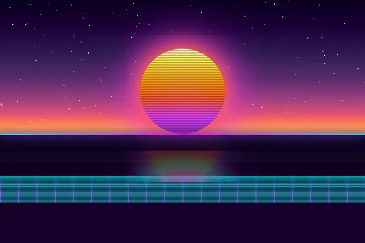 minimax-m2.7 — Synthwave sunset