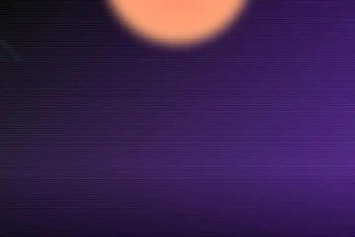 Synthwave sunset