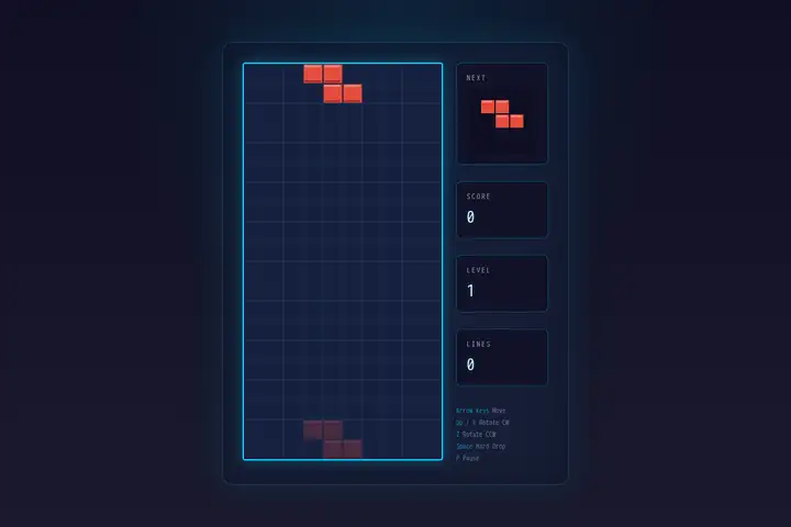 minimax-m2.7 — Tetris