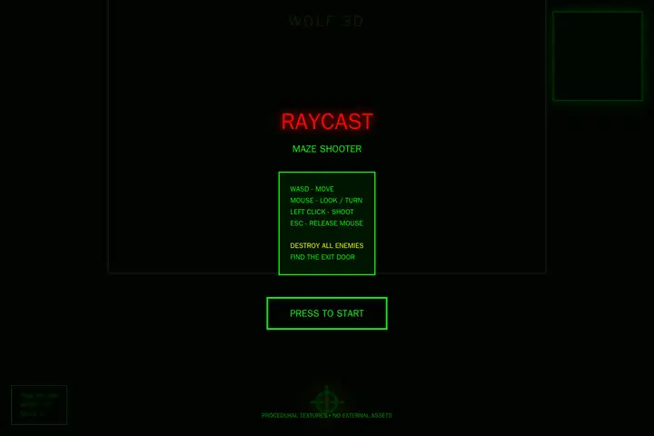 Wolfenstein raycaster